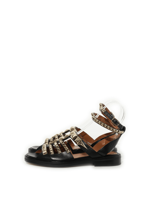 Image of Flats. Productname: GIVENCHY Gladi Flat Sandal in Black colour by brand - GIVENCHY