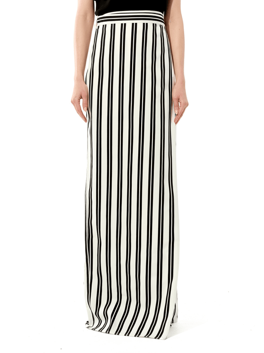 Image of a model wearing Skirts. Productname: BALENCIAGA Chilie Skirt in BLACK colour by brand - BALENCIAGA