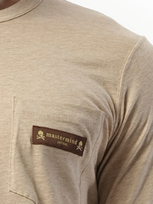MASTERMIND Long Sleeve T-Shirt (Beige)