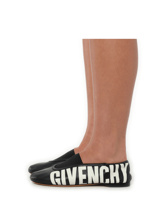 Image of Footwear. Productname: GIVENCHY Rivington Ballerina in BLACK colour by brand - GIVENCHY