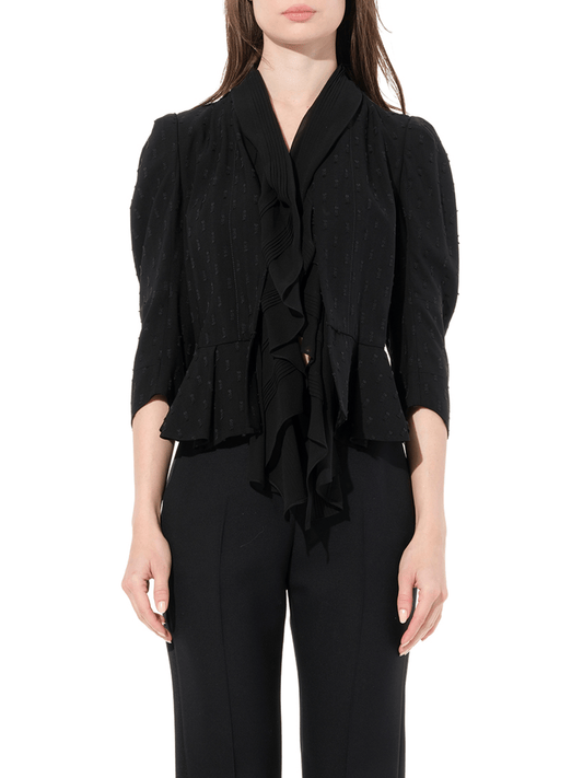Image of Coats & Jackets. Productname: ALEXANDER MCQUEEN Jacket in BLACK colour by brand - ALEXANDER MCQUEEN