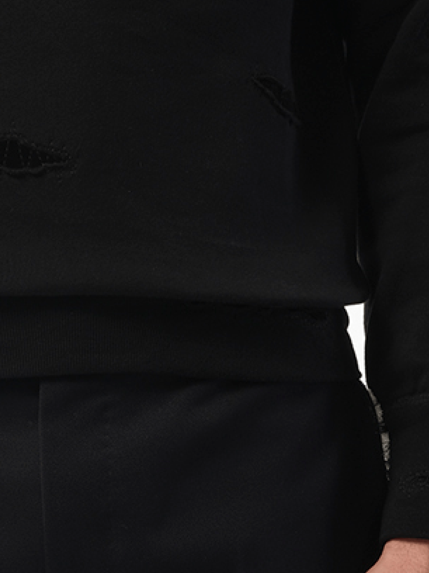 ALEXANDER MCQUEEN Shredded Sweatshirt (Black)