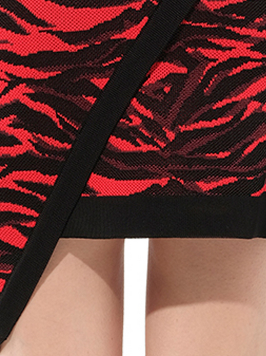BALMAIN Dress (Red Black)