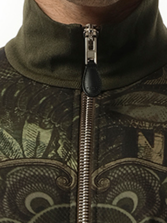 GIVENCHY Podium Dollar Zip Jacket (Green)