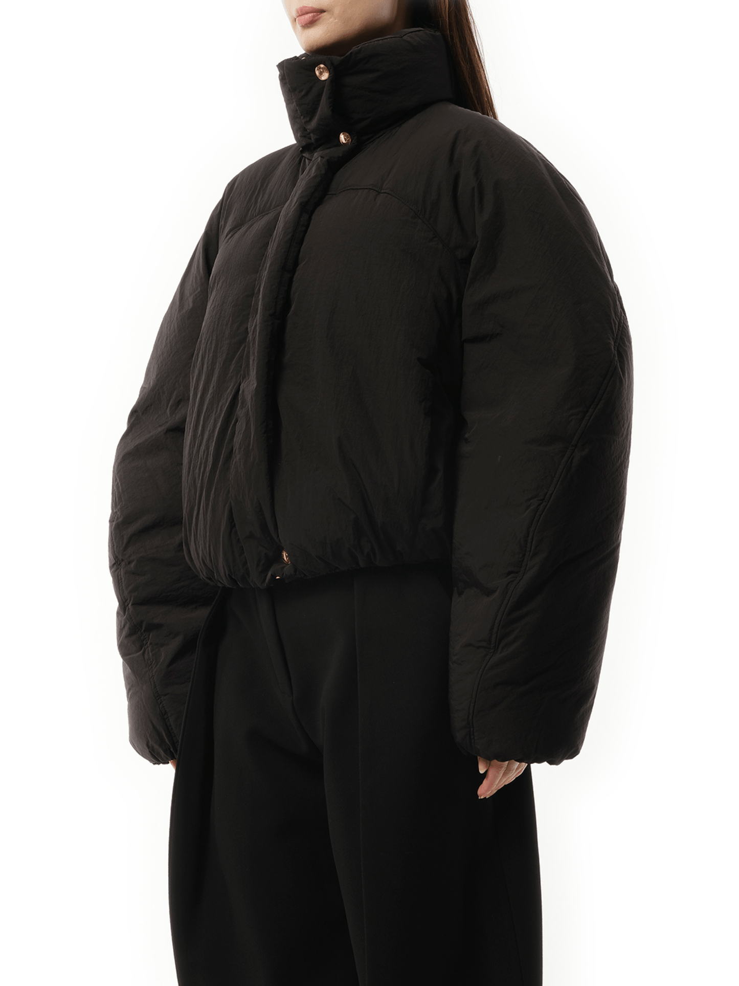 JACQUEMUS La Doudoune Courte Caraco (Black)