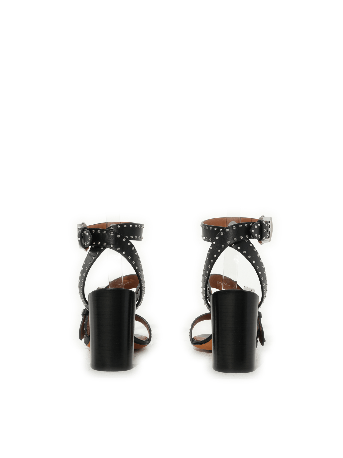 GIVENCHY Studs Heel Sandals (Black)
