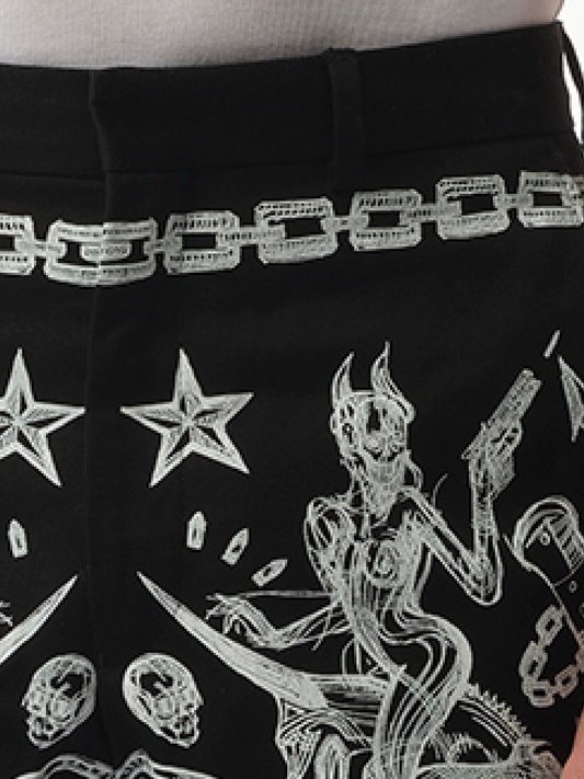 GIVENCHY Tattoo Bermuda (Black)