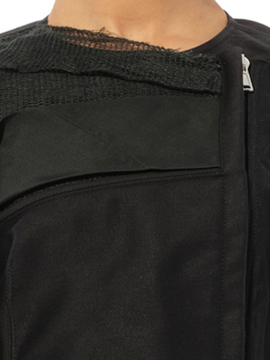 RICK OWENS Woven Jacket (Black)
