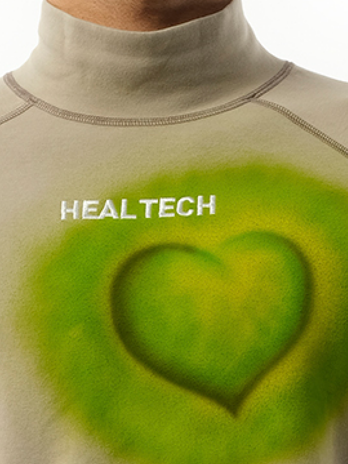 DOUBLET Healtech Airbrush High Neck (Green)