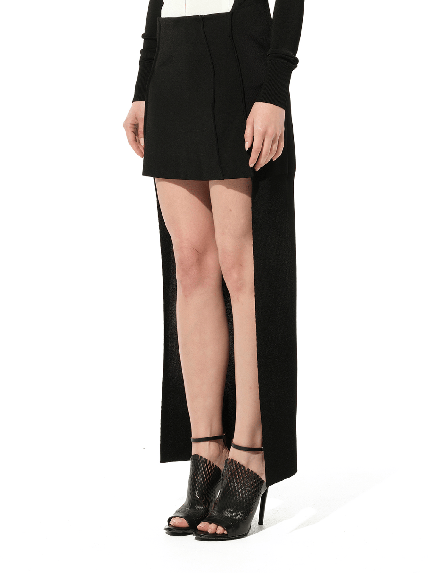 CHLOE Back Panel Skirt (Black)