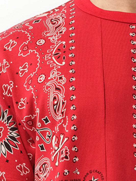 MASTERMIND Bandana Logo T-Shirt (Red)