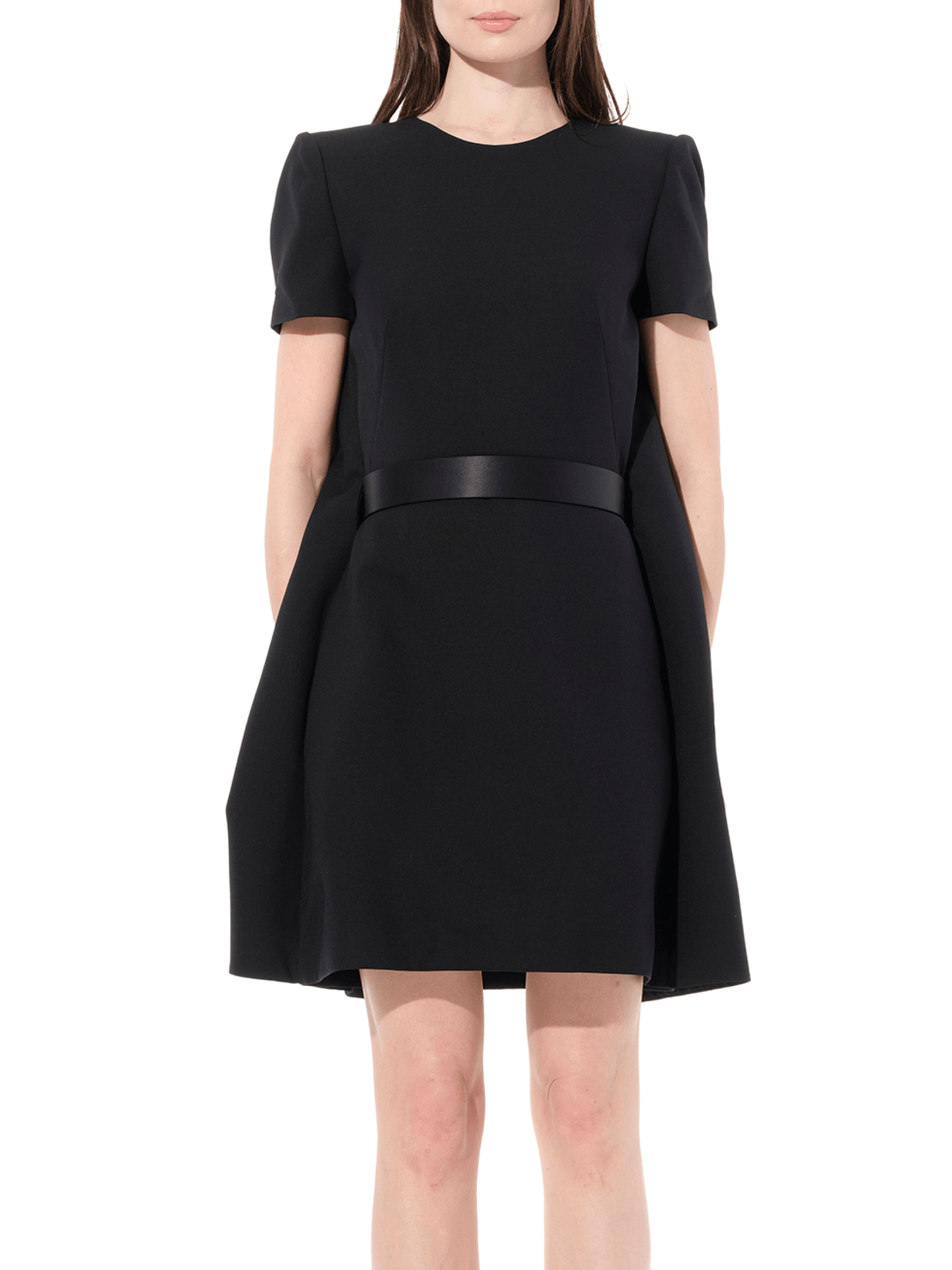 Image of Dresses. Productname: ALEXANDER MCQUEEN Abito Wool Dress in BLACK colour by brand - ALEXANDER MCQUEEN