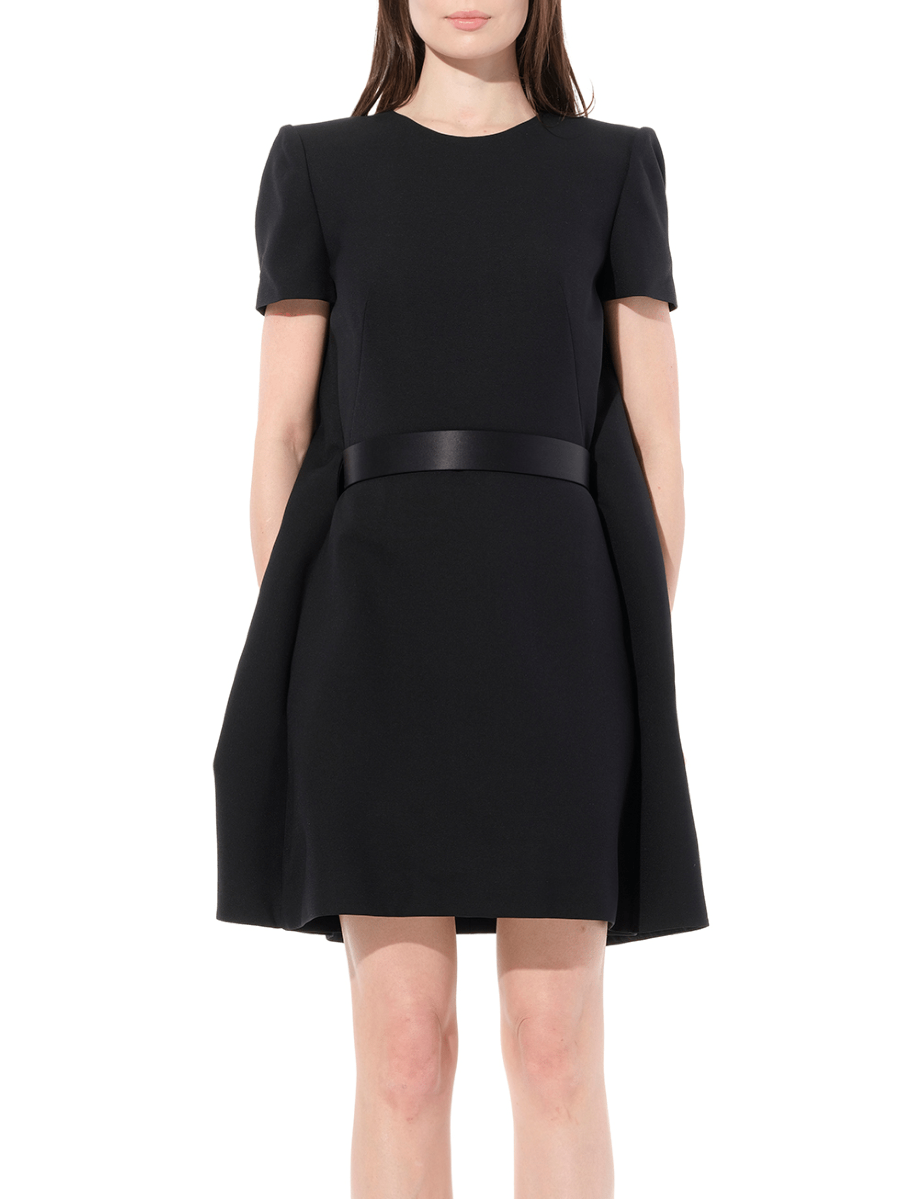 Image of Dresses. Productname: ALEXANDER MCQUEEN Abito Wool Dress in BLACK colour by brand - ALEXANDER MCQUEEN