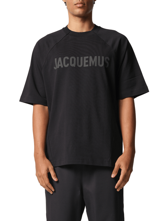 Image of T-Shirts. Product name - Le T-Shirt Typo in Black colour by brand - JACQUEMUS