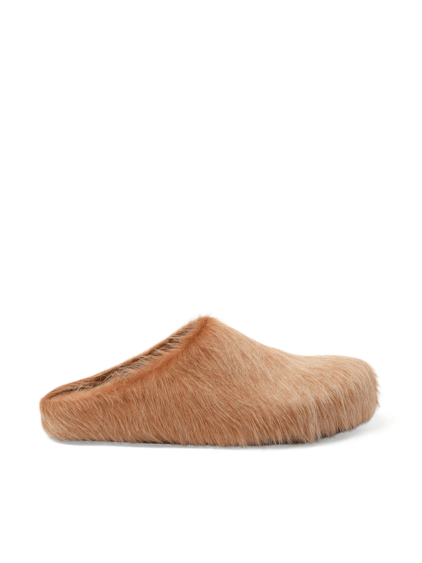 Image of Sandals. Product name - Fussbett Sabot Mule in Beige colour by brand - MARNI