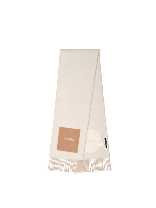 JACQUEMUS Rond Carre Scarf (Beige)