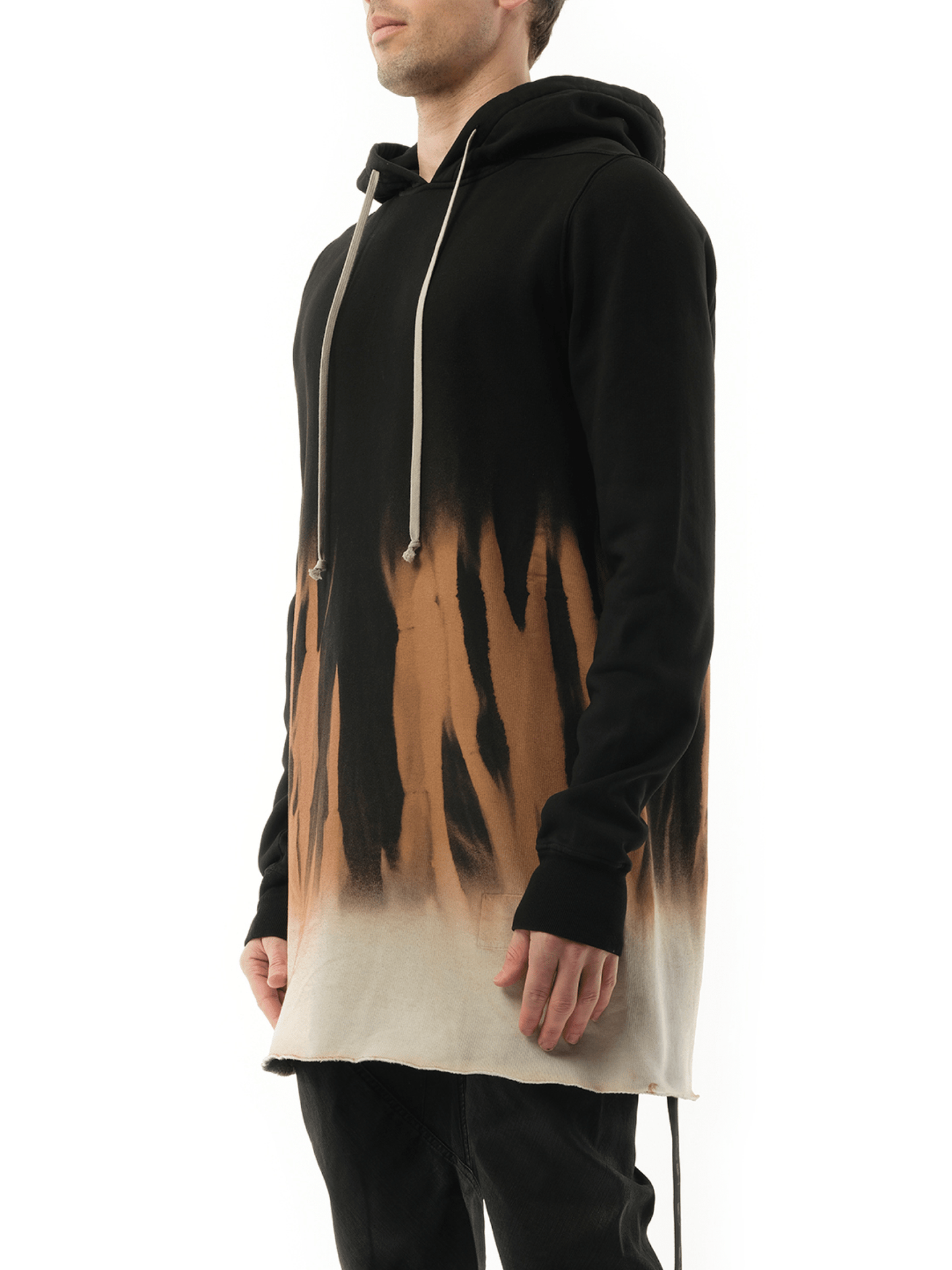 RICK OWENS DRKSHDW Drawstring Hoodie (Black)
