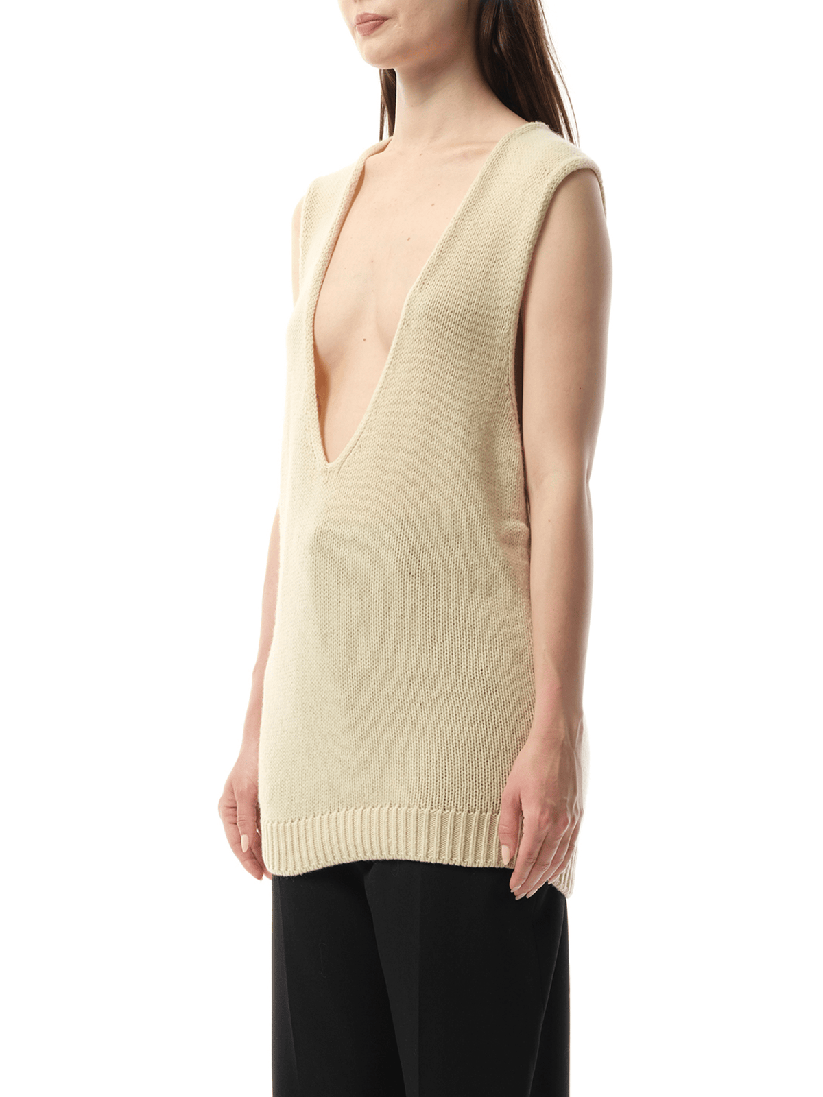LANVIN Knitted Top (White)