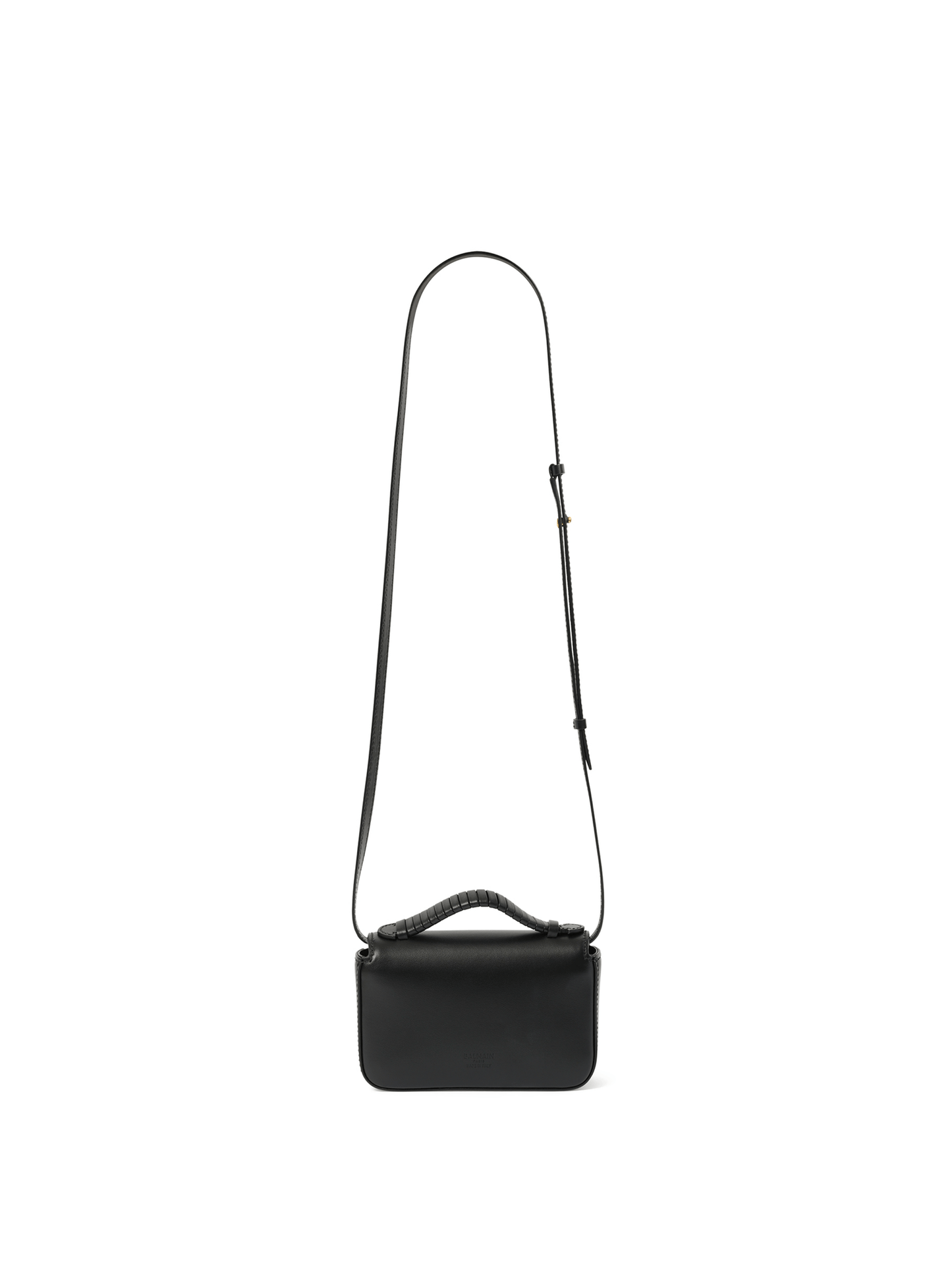 BALMAIN B-Buzz Mini 17 Calfskin Bag (Black)