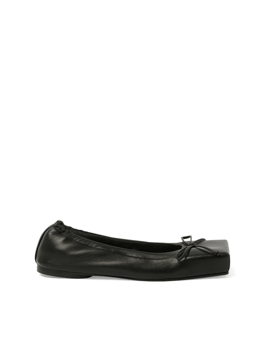 Image of Footwear. Productname: JACQUEMUS Les Ballerines Ballet in Black colour by brand - JACQUEMUS