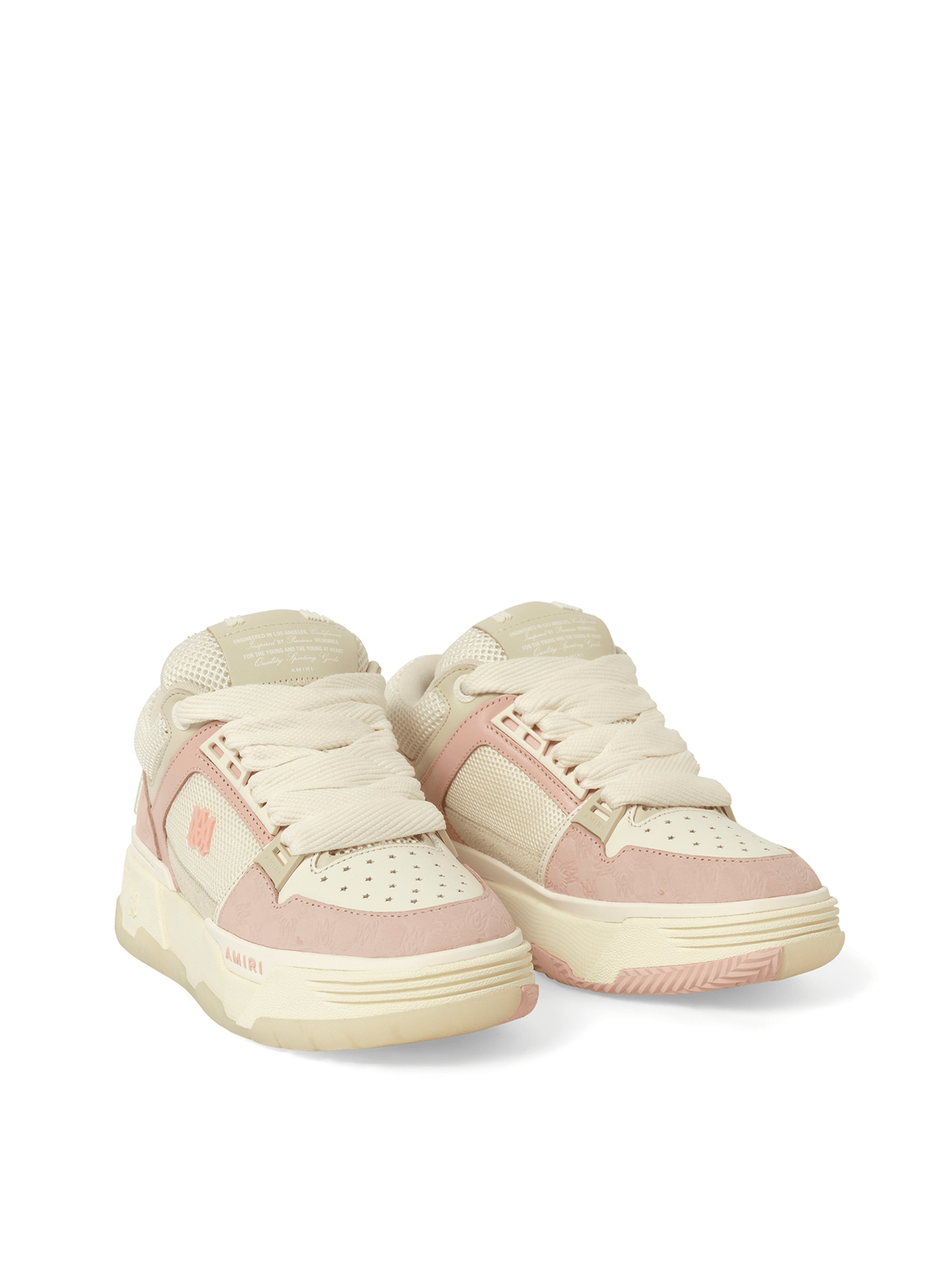 AMIRI MA Quad Debossed MA-1 Sneaker (Pink)