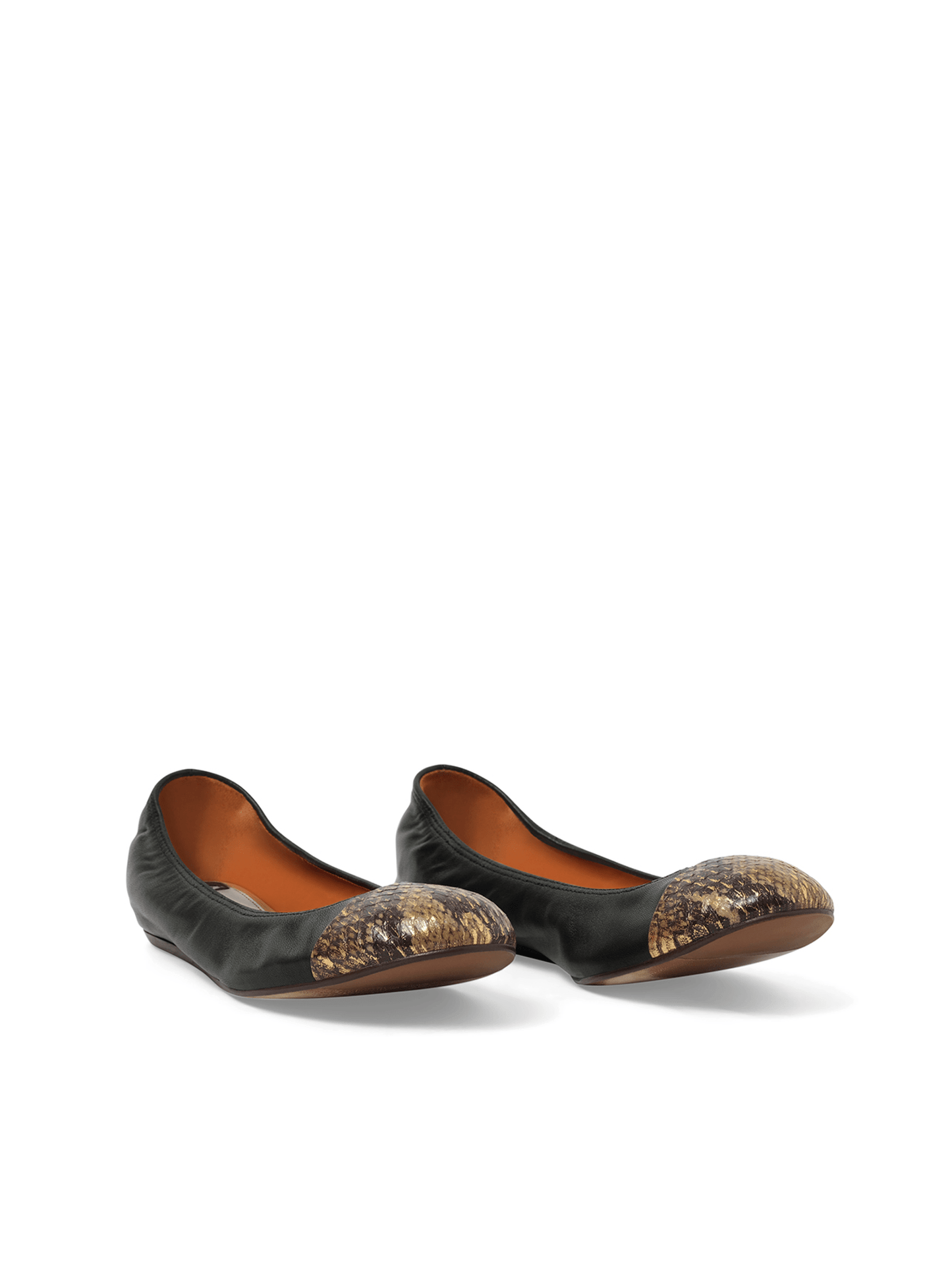 LANVIN Captoe Ballerina (Black)