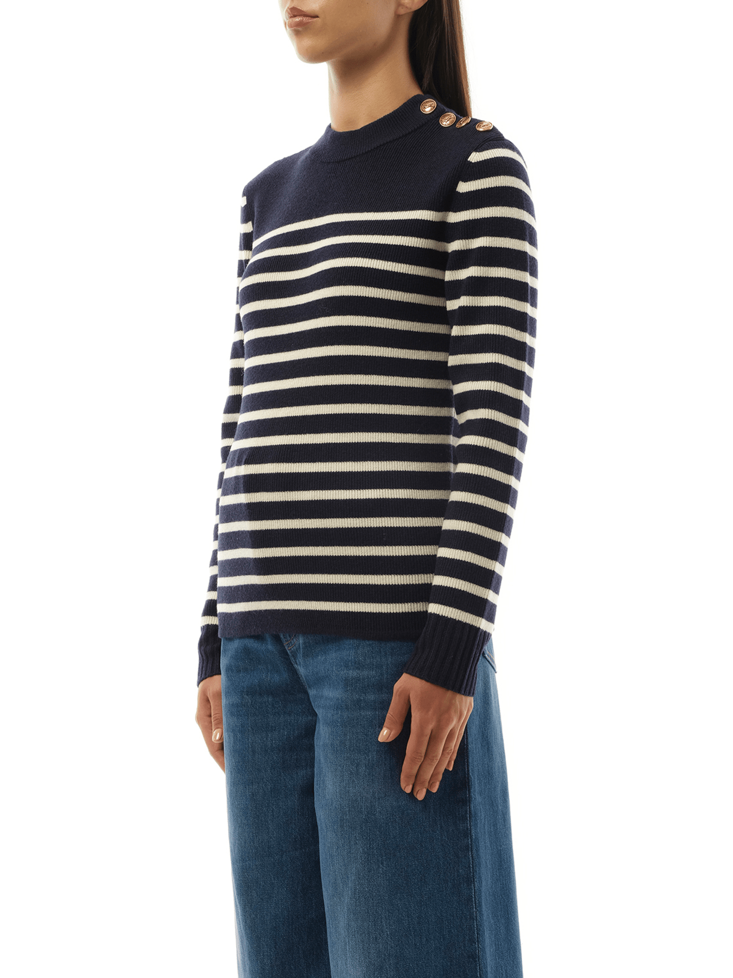 CHLOE Chloe Mariniere Sweater (Blue)
