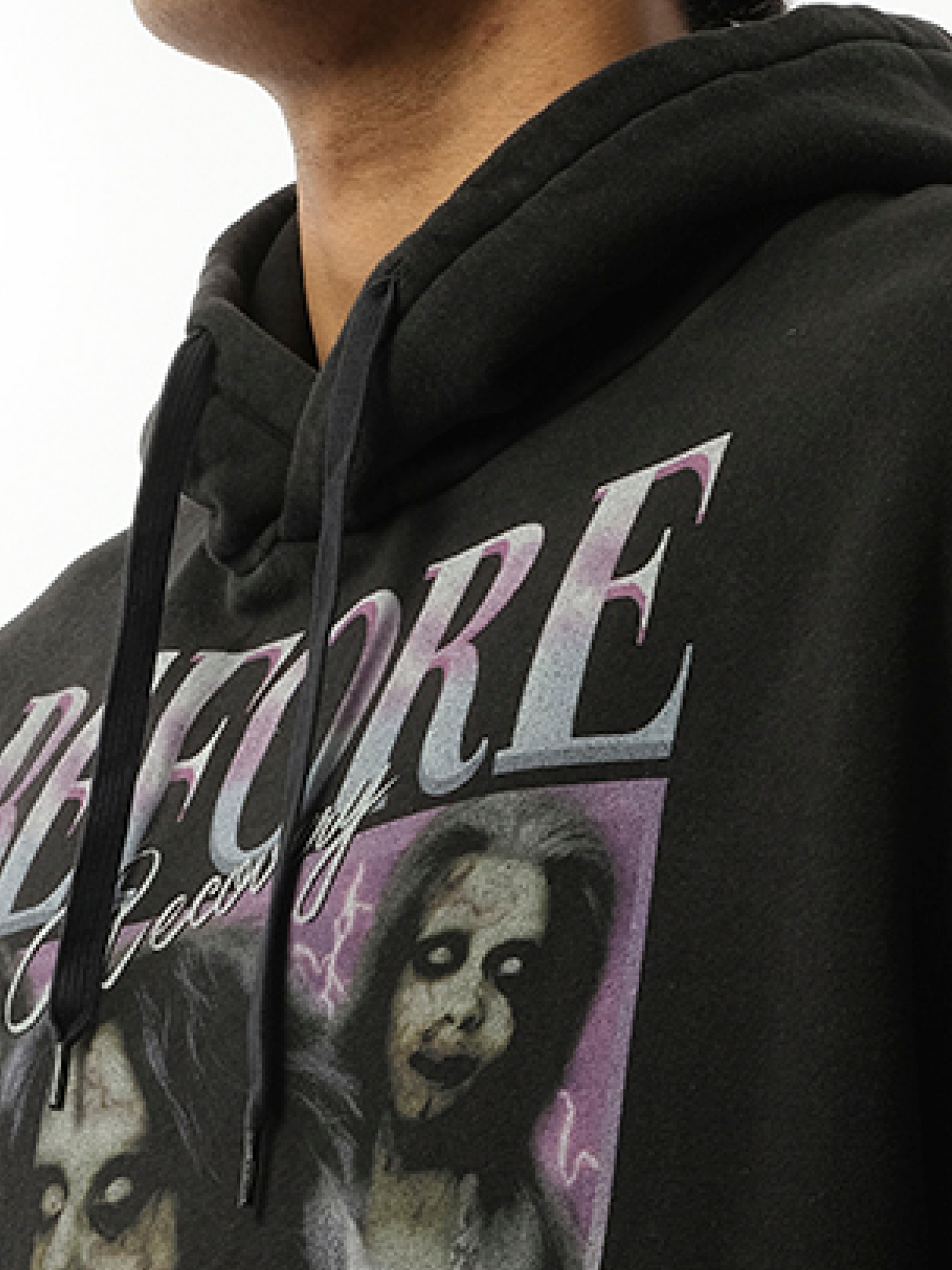 DOUBLET Before After Idol Hoodie (Black)