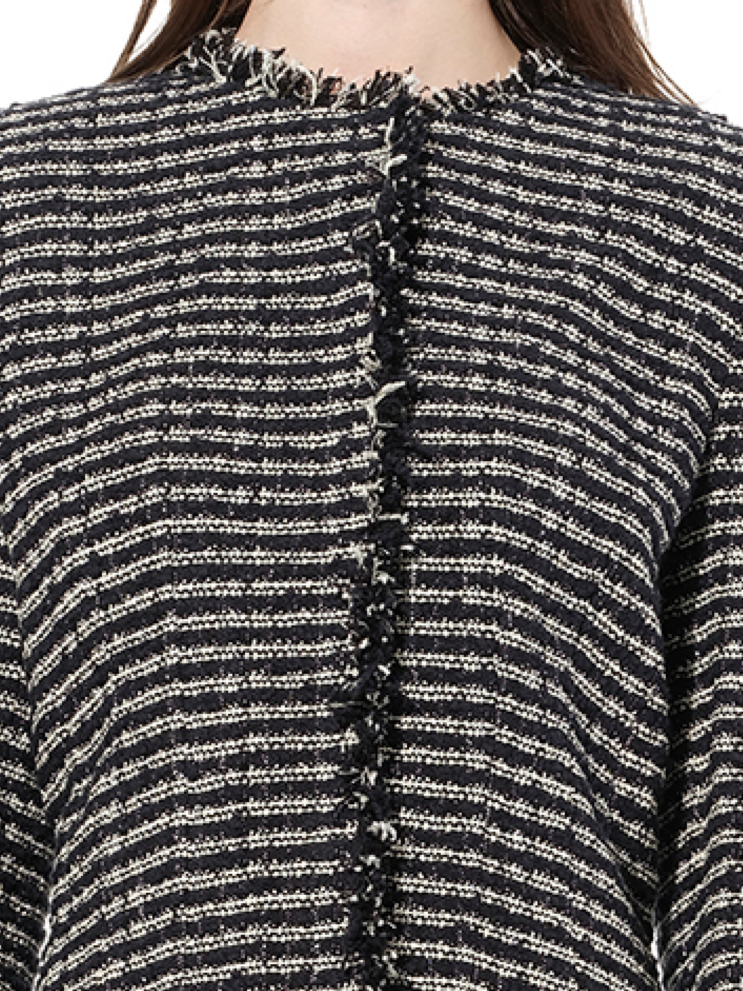 ALEXANDER MCQUEEN Boucle Tweed Jacket (Black)