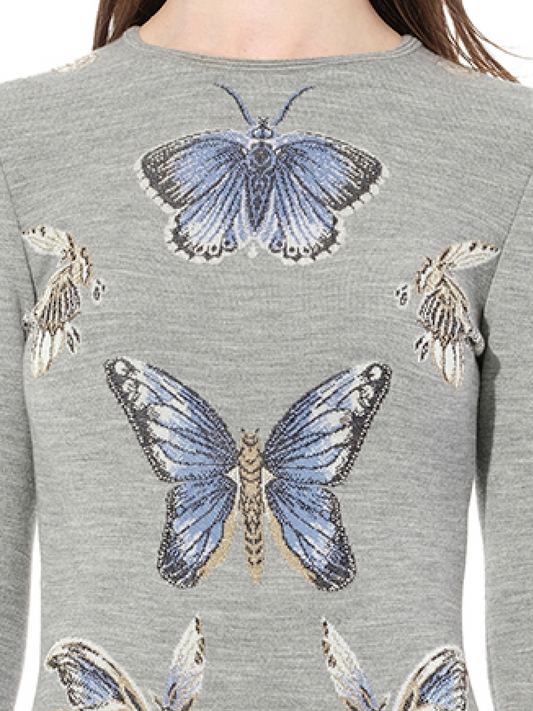 ALEXANDER MCQUEEN Mini Jacquard Dress (1033)