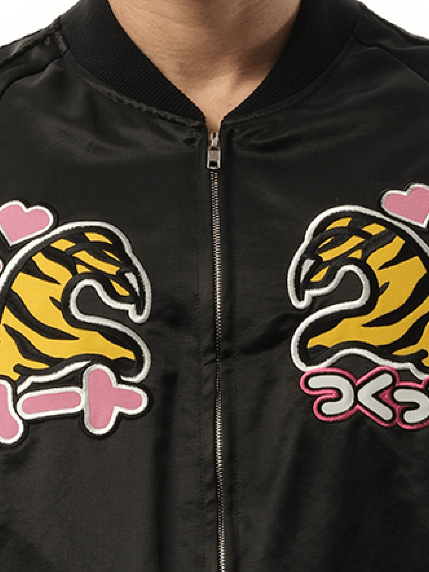 DOUBLET Tiger Fan-Service Souvenir Jacket (Black)