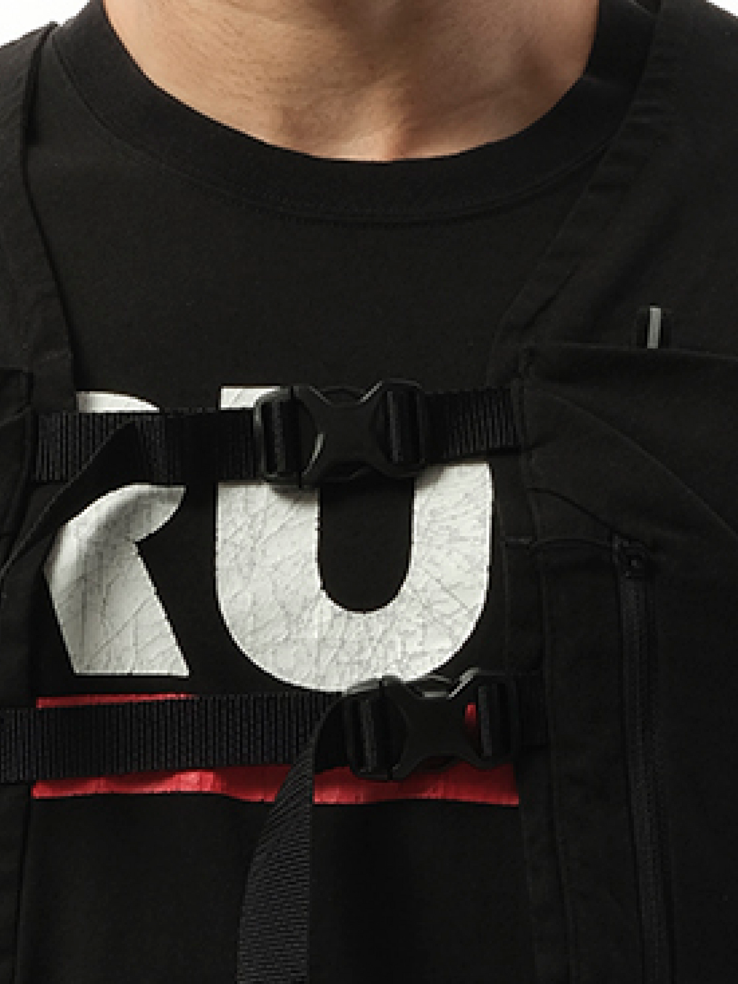 DOUBLET Trail Vest T-Shirt (Black)