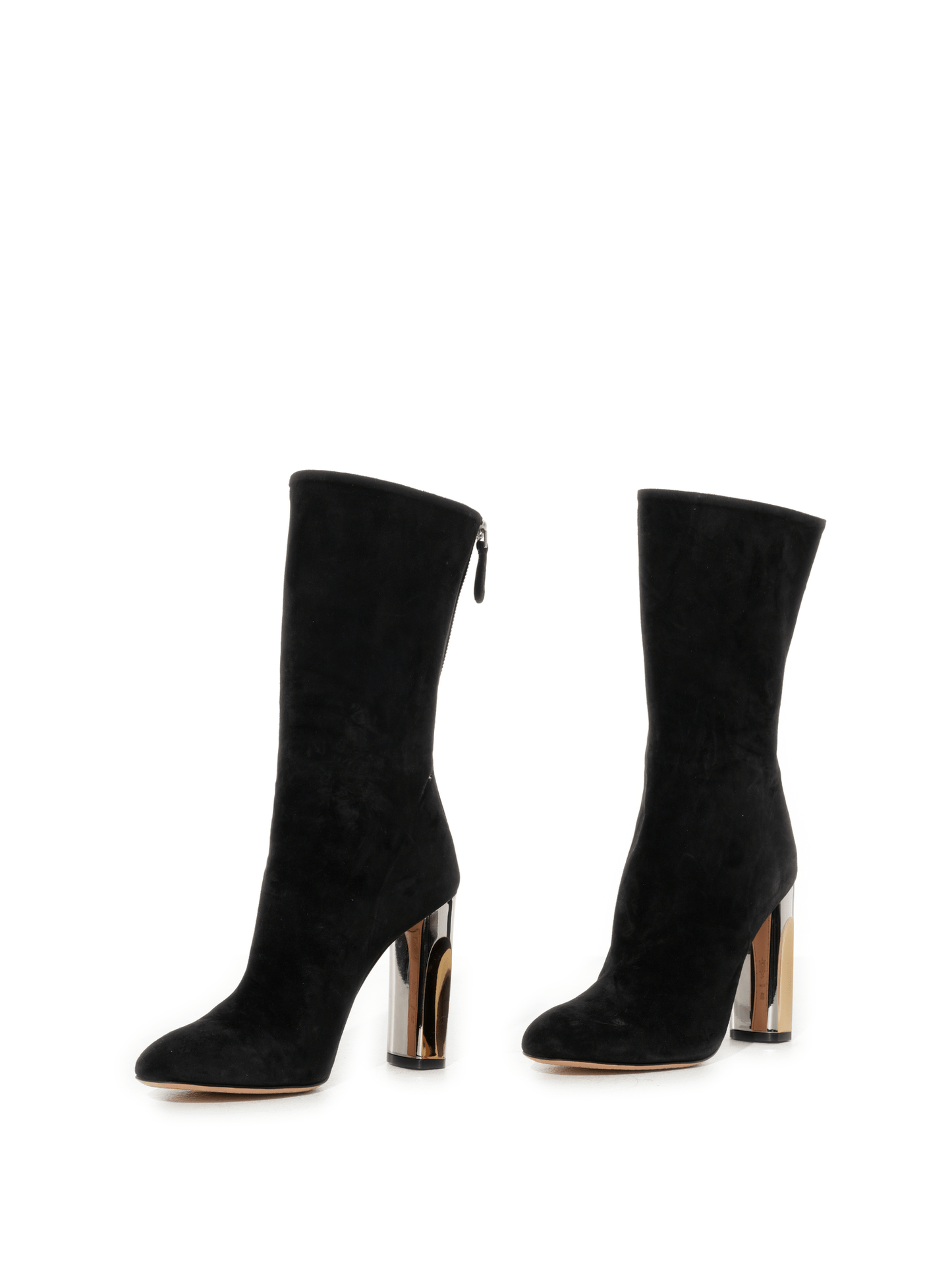 ALEXANDER MCQUEEN Suede Boots (Black)