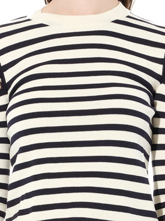 ALEXANDER MCQUEEN Crew Neck Knitwear Ivory (White)