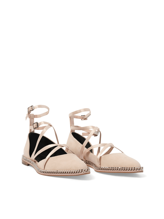 LANVIN Laced Ballerina (Pink)