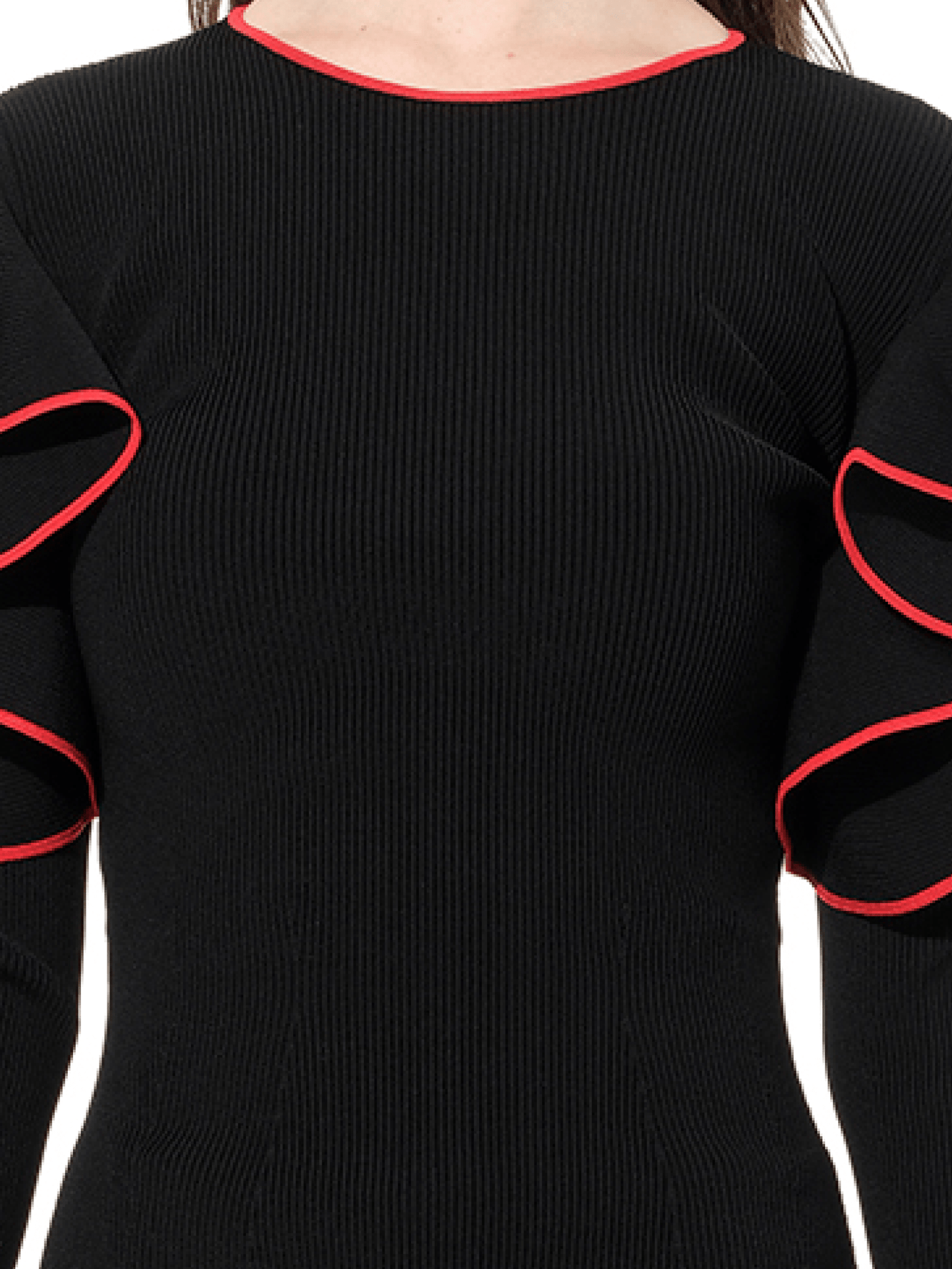 ALEXANDER MCQUEEN Longsleeve Knitwear (Black)