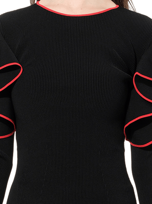 ALEXANDER MCQUEEN Longsleeve Knitwear (Black)