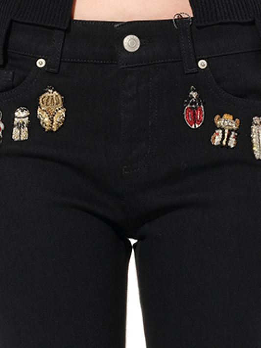 ALEXANDER MCQUEEN Washed Jeans (Black)