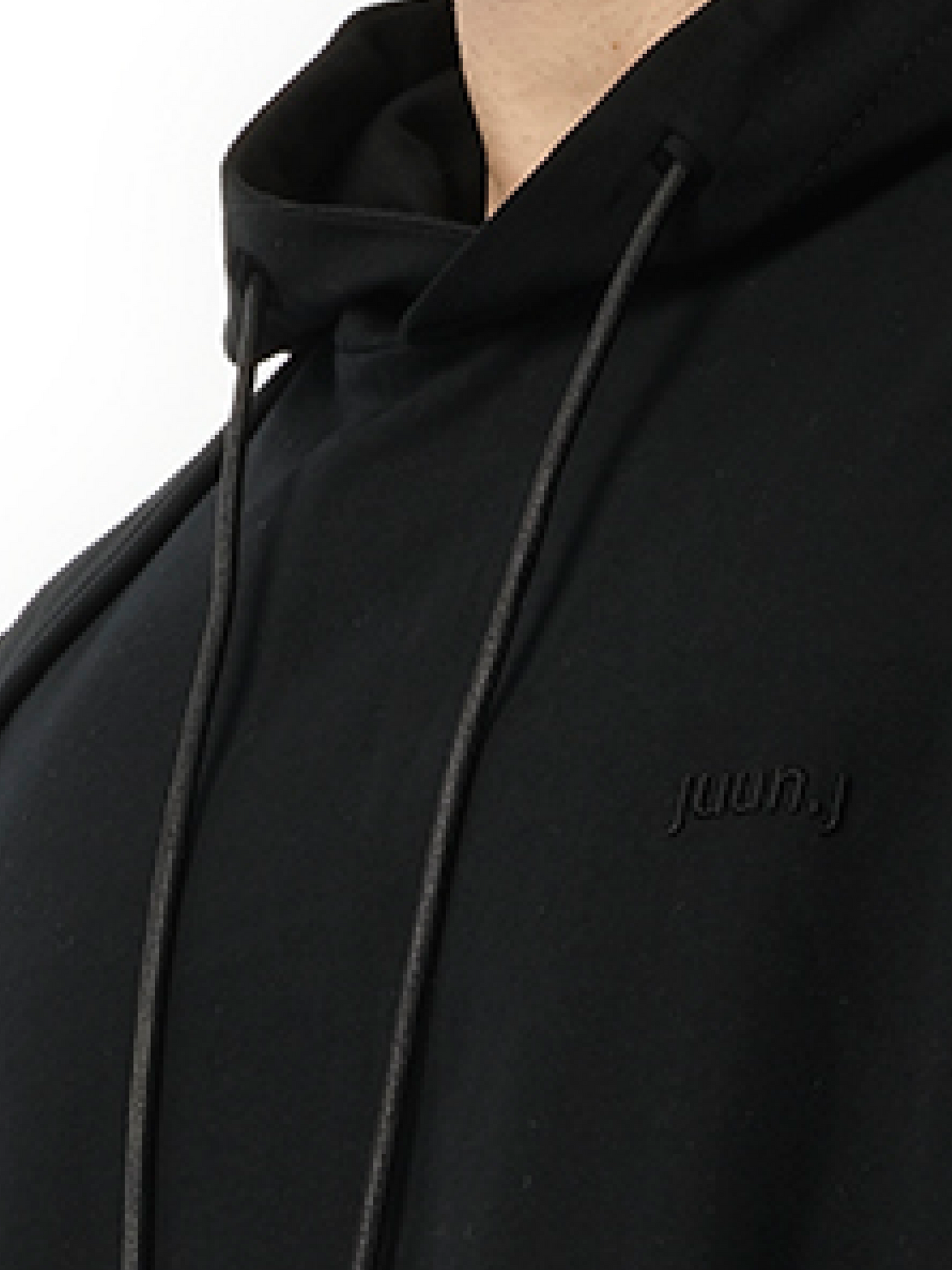JUUNJ Multi String Over Hoodie (Black)