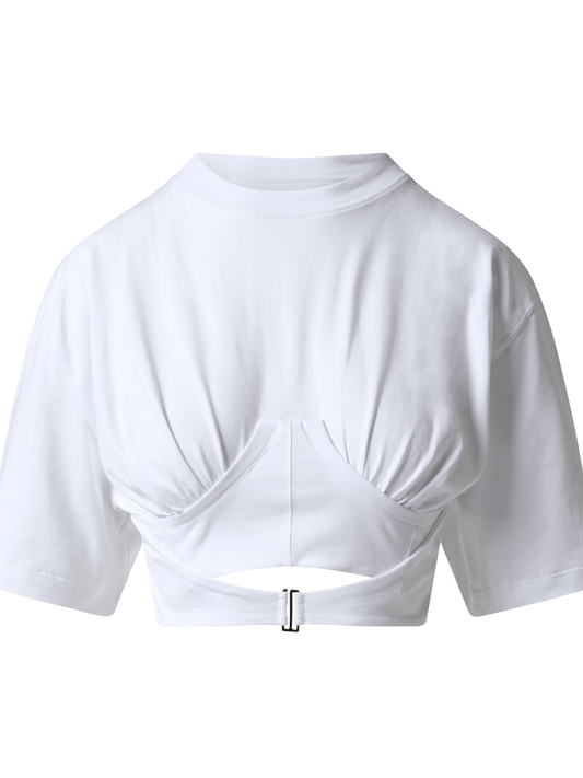 JACQUEMUS Le T-Shirt Caraco (White)