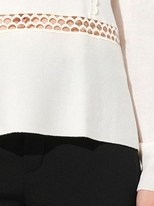 CHLOE Pullover Sweater (White)