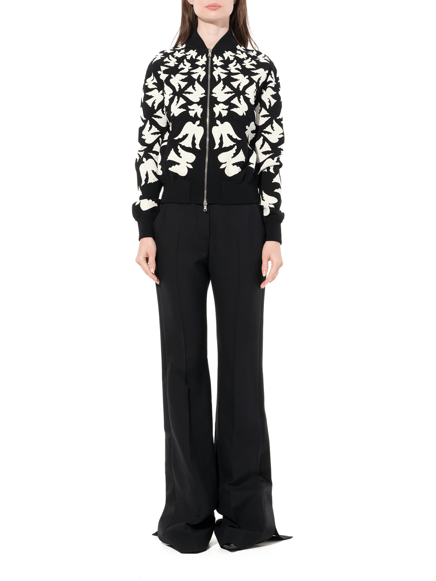 ALEXANDER MCQUEEN Knit Jacket (Black)