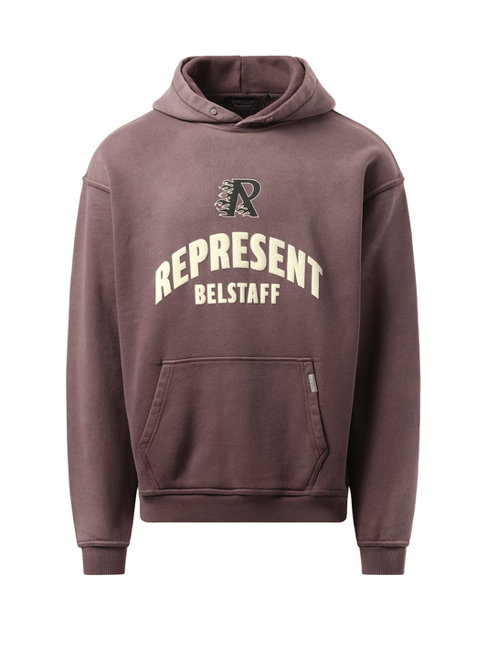 Represent X Belstaff Flame Phoenix Hoodie (Purple)