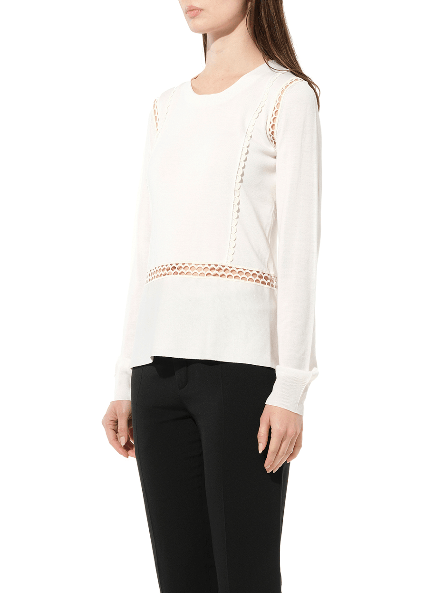 CHLOE Pullover Sweater (White)
