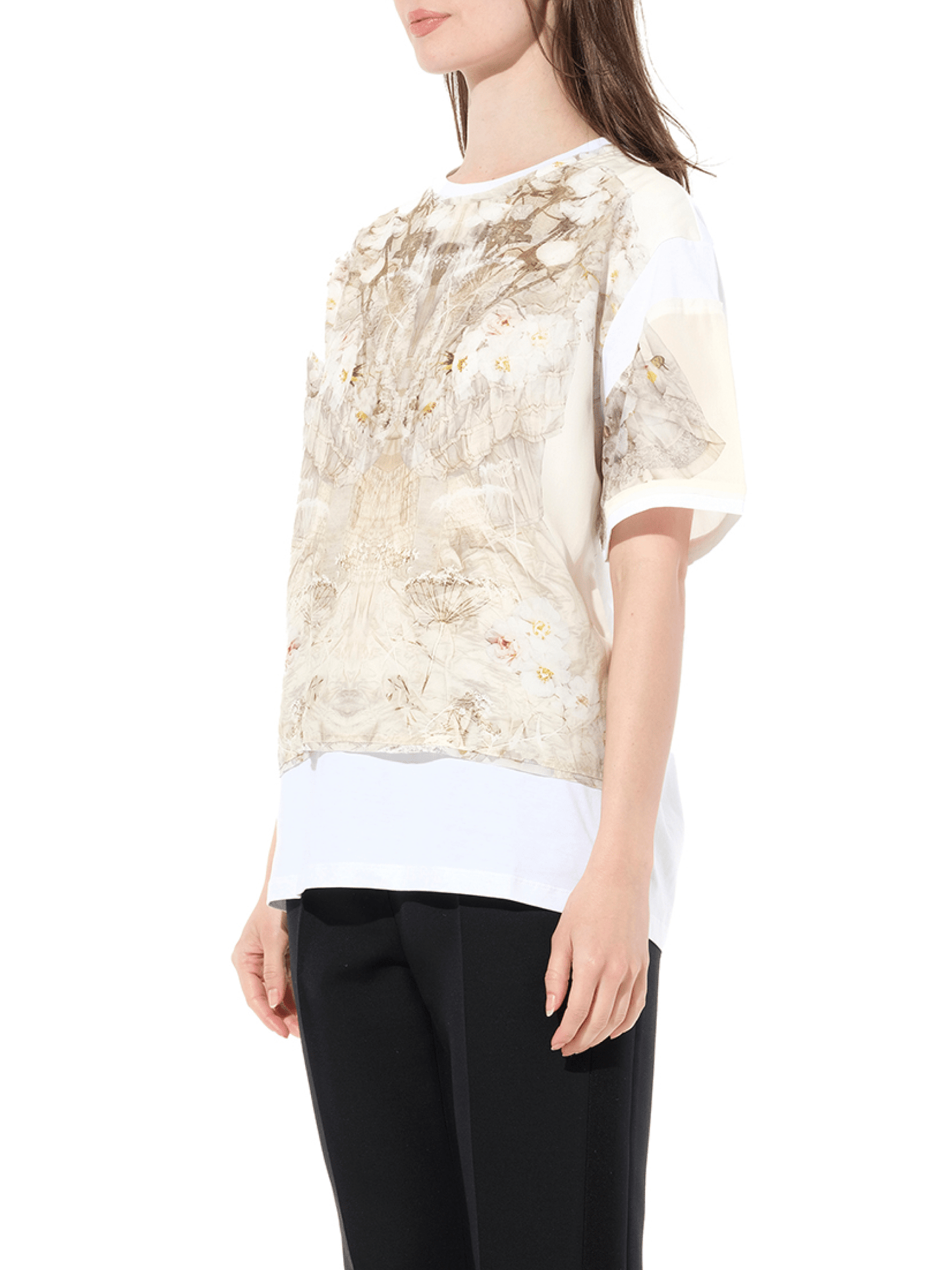 ALEXANDER MCQUEEN Trompe T-Shirt (White)