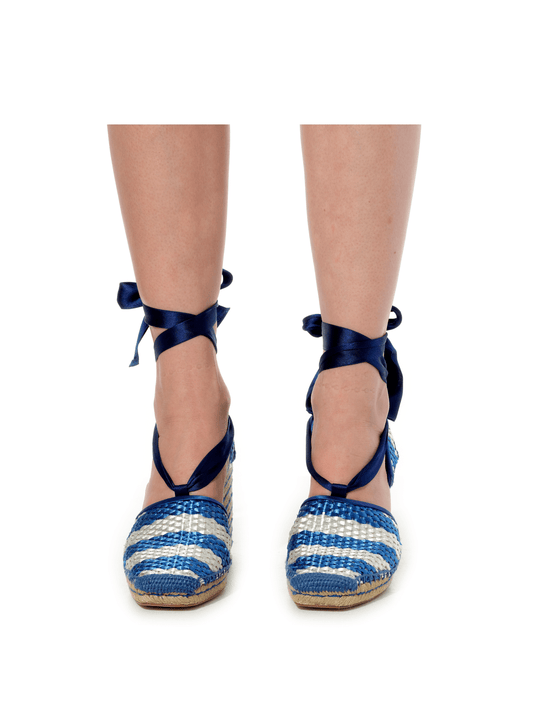 BALENCIAGA Lea Espadrille (Blue)