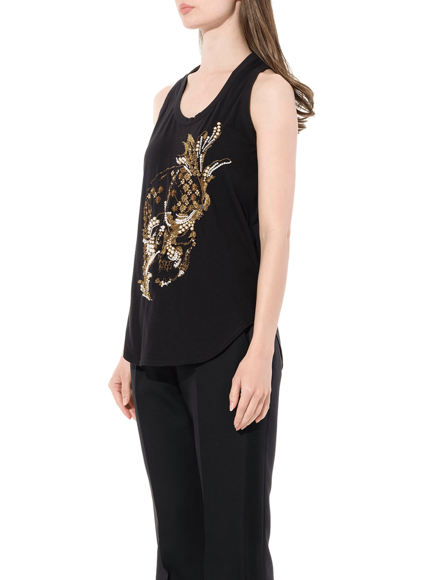ALEXANDER MCQUEEN Sleeveless Top (Black)