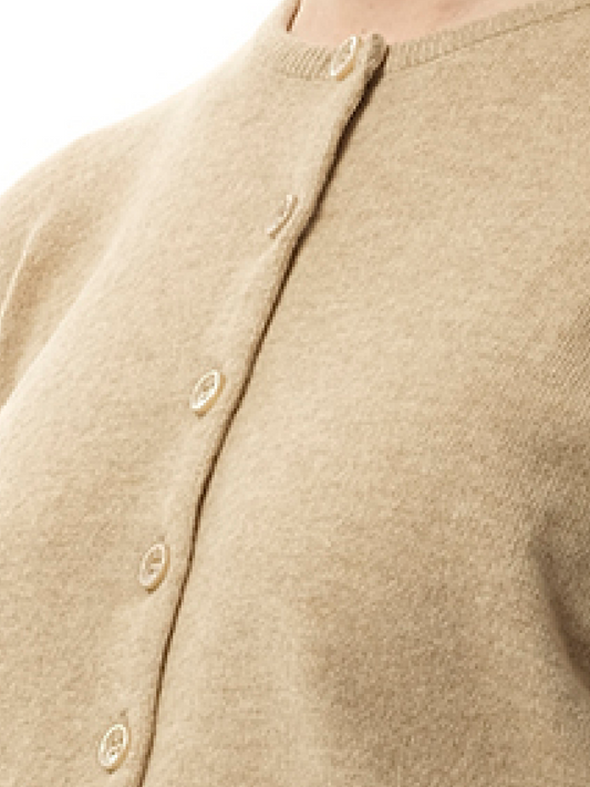MAISON MARGIELA Virgin Wool Cardigan (Walnut)