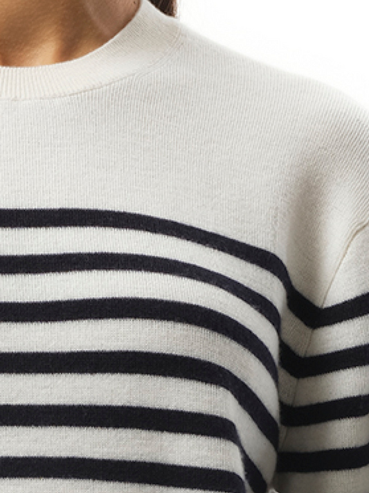 KHAITE Viola Sweater (Glaze Midnight Navy)