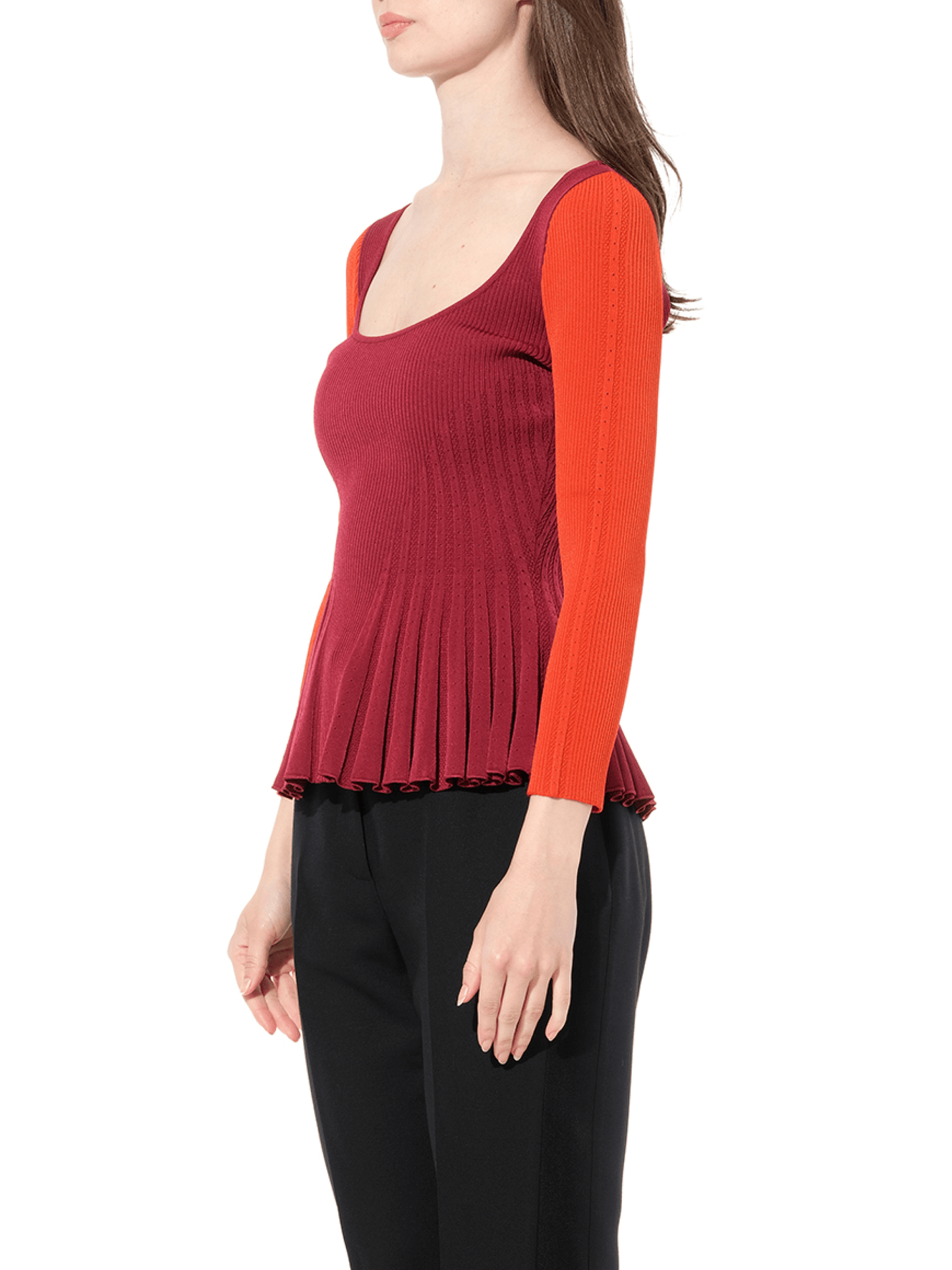 ALEXANDER MCQUEEN Scoop Knitwear (Pink)